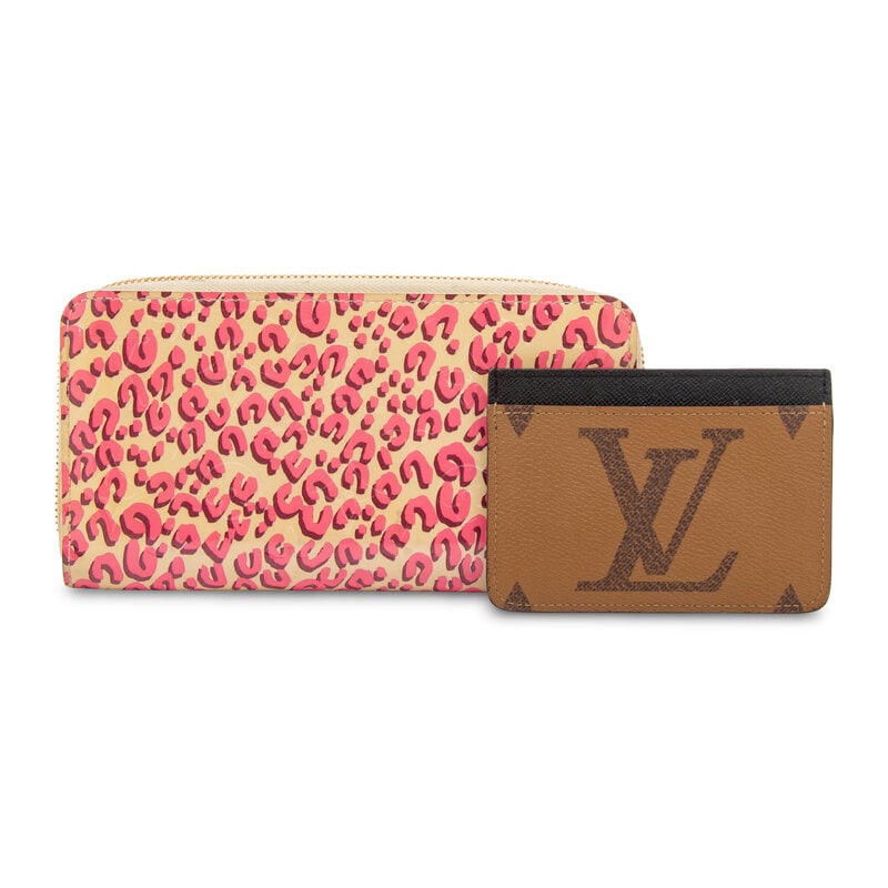LOUIS VUITTON, ZIPPER WALLET & CARDHOLDER - 2