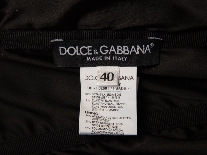 DOLCE & GABBANA, DRAPED FLORAL PRINT GOWN - 4