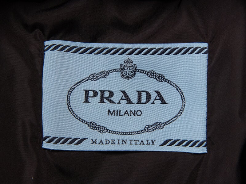 PRADA, BELTED WOOL PUFFER VEST - 4