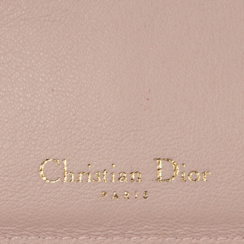 CHRISTIAN DIOR, METALLIC DIORAMA FLAP BAG & WALLET - 5