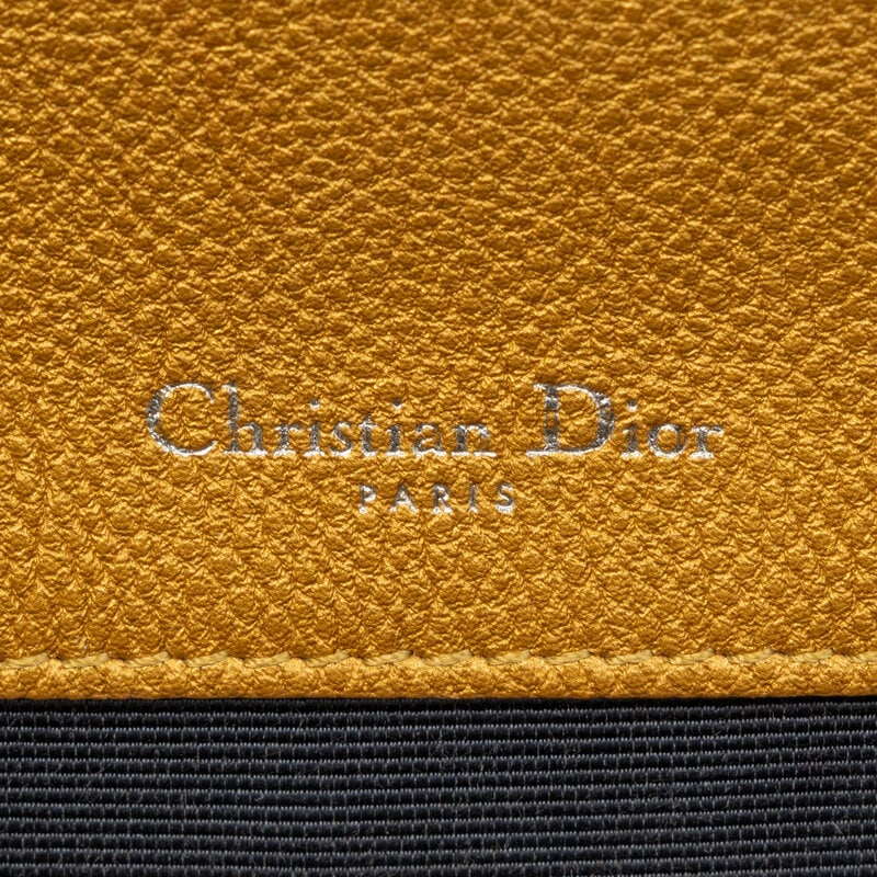 CHRISTIAN DIOR, METALLIC DIORAMA FLAP BAG & WALLET - 6