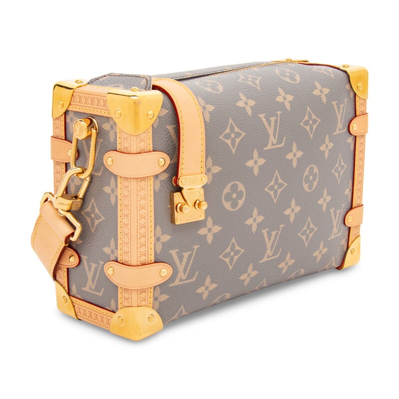 LOUIS VUITTON, MONOGRAM SIDE TRUNK MM BAG - 5