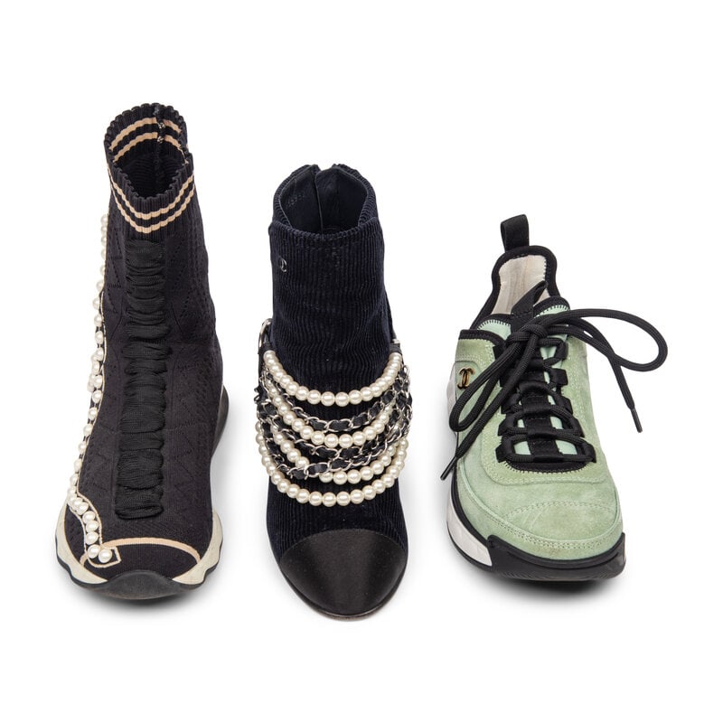 CHANEL & FENDI, THREE PAIRS OF SHOES - 2