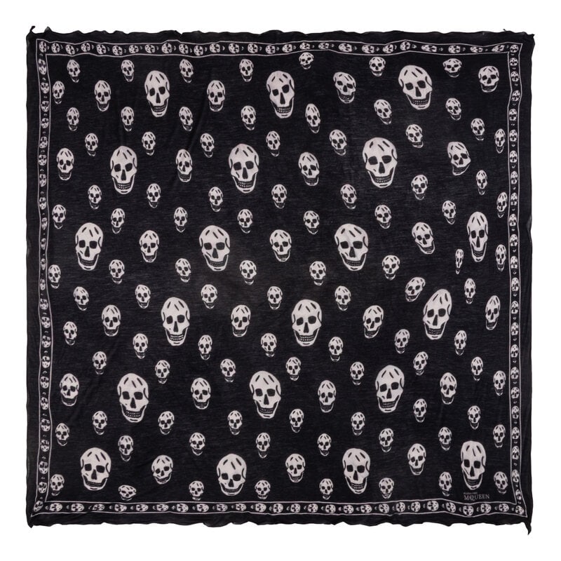 ALEXANDER MCQUEEN, FOUR SKULL SCARVES - 3