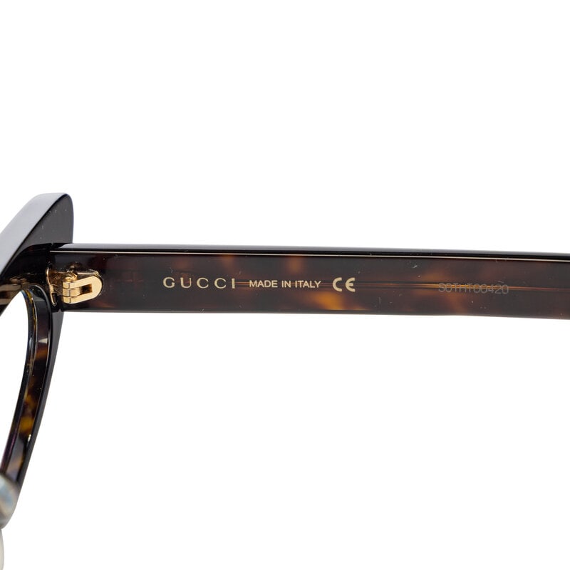 GUCCI, 'HOLLYWOOD FOREVER' RHINESTONED CAT EYE SUNGLASSES - 4