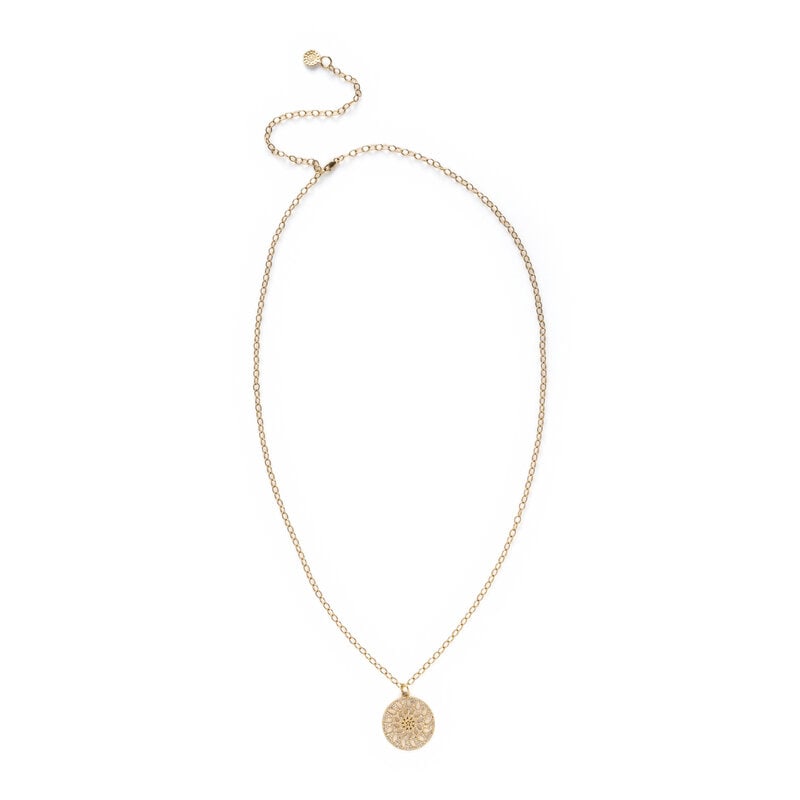 PHILLIPS HOUSE, YELLOW GOLD AND DIAMOND PENDANT NECKLACE - 2