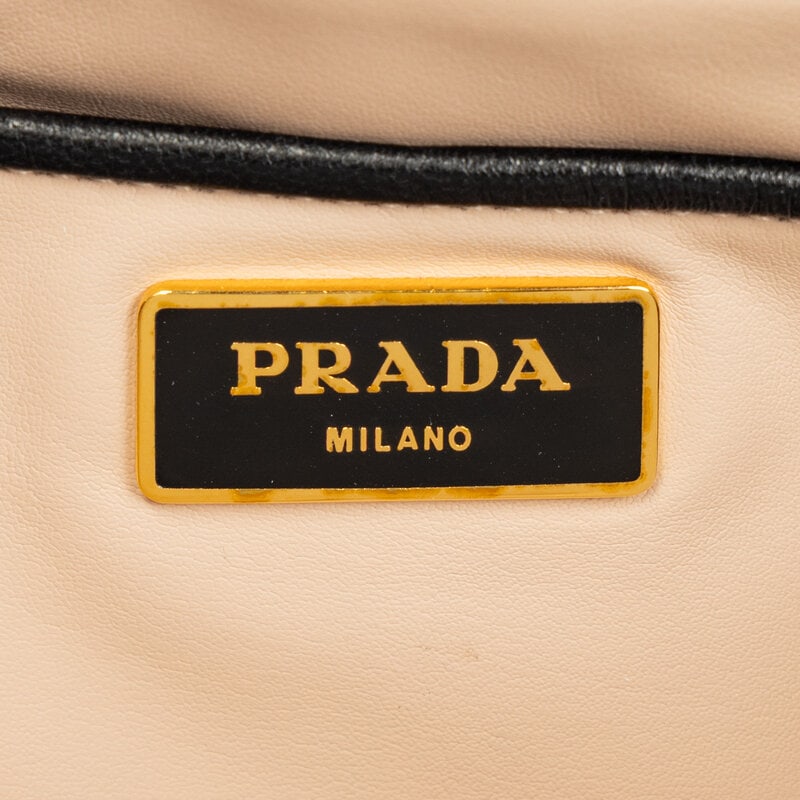 PRADA, SMOKING LIPS LEATHER CLUTCH & WALLET - 5