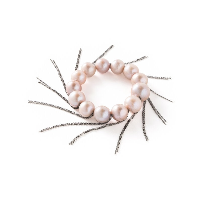 CULTURED PEARL NECKLACE AND BRACELET - 2