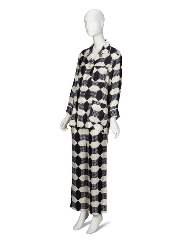 GUCCI, PRINTED SILK TWILL PAJAMA ENSEMBLE - 2
