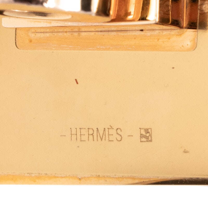 HERMÈS, KELLY DOG BRACELET IN BARÉNIA LEATHER - 4