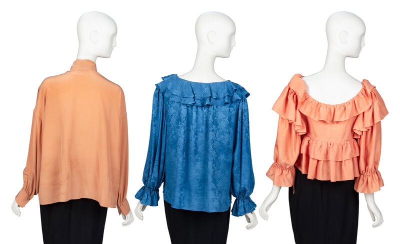 CHLOÉ, THREE SILK BLOUSES - 2
