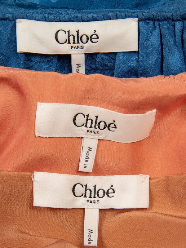 CHLOÉ, THREE SILK BLOUSES - 3