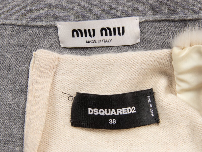 MIU MIU & DSQUARED2, TWO TOPS - 3