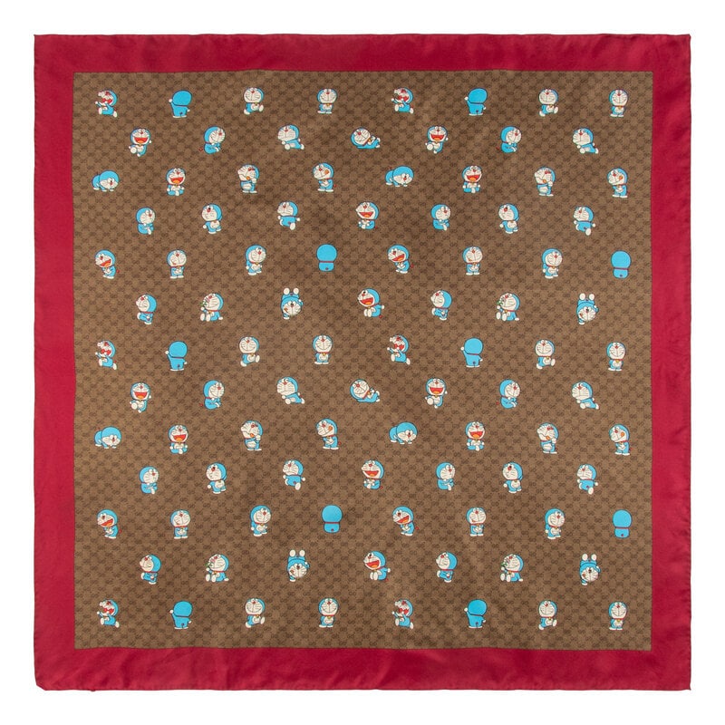 GUCCI, FIVE PRINTED SILK SCARVES - 6