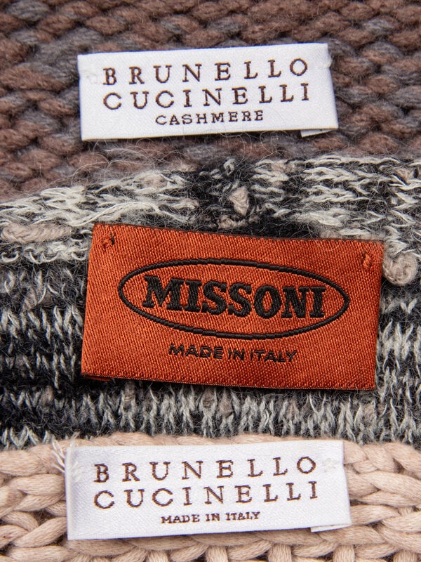 BRUNELLO CUCINELLI & MISSONI, THREE KNIT TOPS - 3
