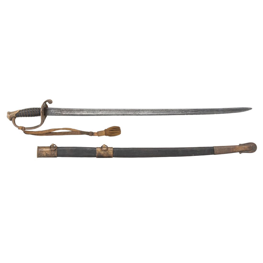 Leech & Rigdon Inside Guard CS Marked Staff & Field Officer's Sword (1 of 10)