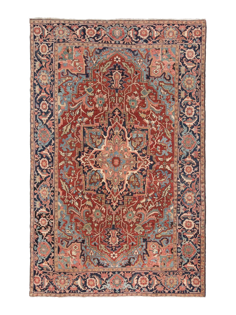 A Heriz Carpet: A Heriz Carpet Northwest Persia, Early 20th Century 12 feet 1 inch x 9 feet 3 inches. Property from a Private Family Trust This lot is located in Chicago.