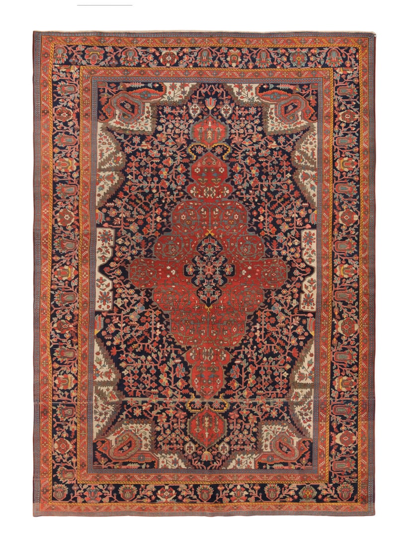 A Sarouk Fereghan Rug: A Sarouk Fereghan Rug West Persia, Late 19th Century 12 feet 3 inches x 8 feet 2 inches. Property from a Private Family Trust This lot is located in Chicago.