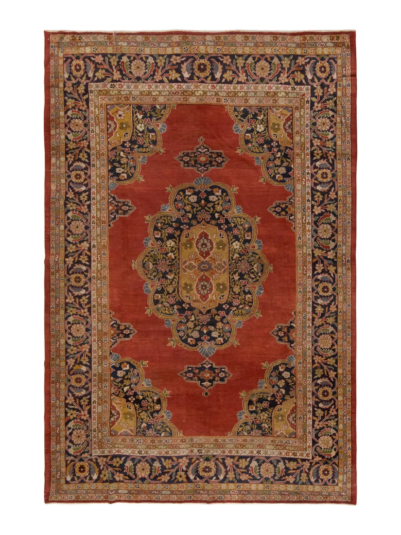 A Mahal Carpet: A Mahal Carpet Central Persia, Early 20th Century 13 feet 3 inches x 9 feet 6 inches. Property from a Private Family Trust This lot is located in Chicago.