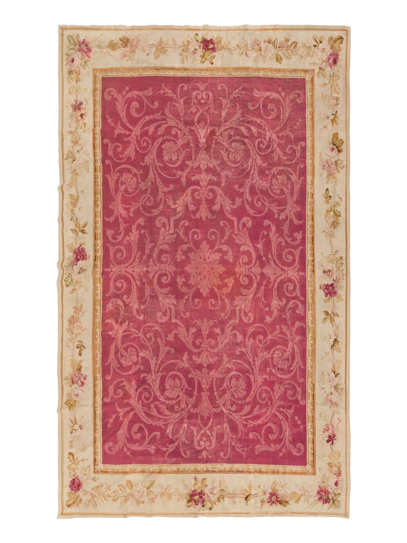 An Aubusson Carpet: An Aubusson Carpet France, Late 19th Century 15 feet 2 inches x 11 feet 1 inch. Property from a Private Family Trust This lot is located in Chicago.