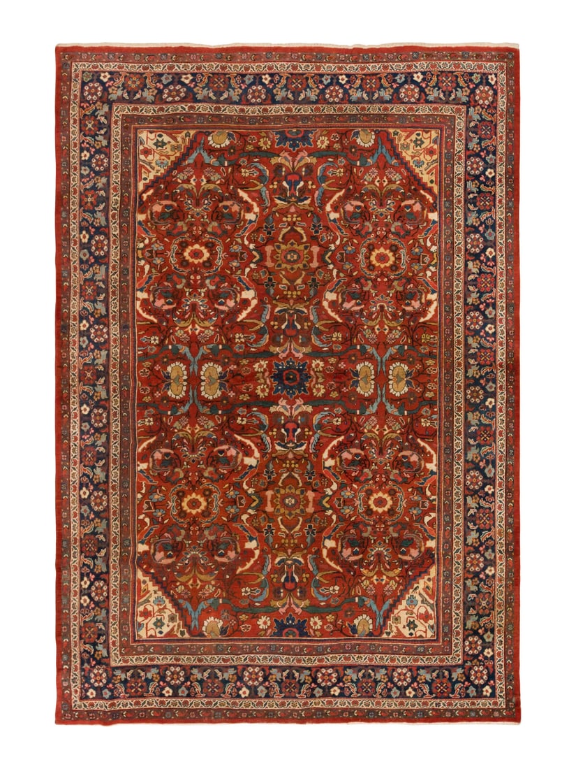 A Mahal Carpet: A Mahal Carpet West Persia, Circa 1900 12 feet 2 inches x 8 feet 5 inches. Property from a Private Family Trust This lot is located in Chicago.