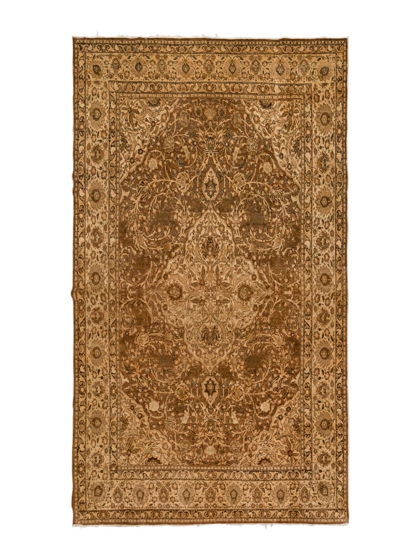 A Mahal Carpet: A Mahal Carpet West Persia, Late 19th Century 16 feet 9 inches x 10 feet 2 inches. Property from a Private Family Trust This lot is located in Chicago.