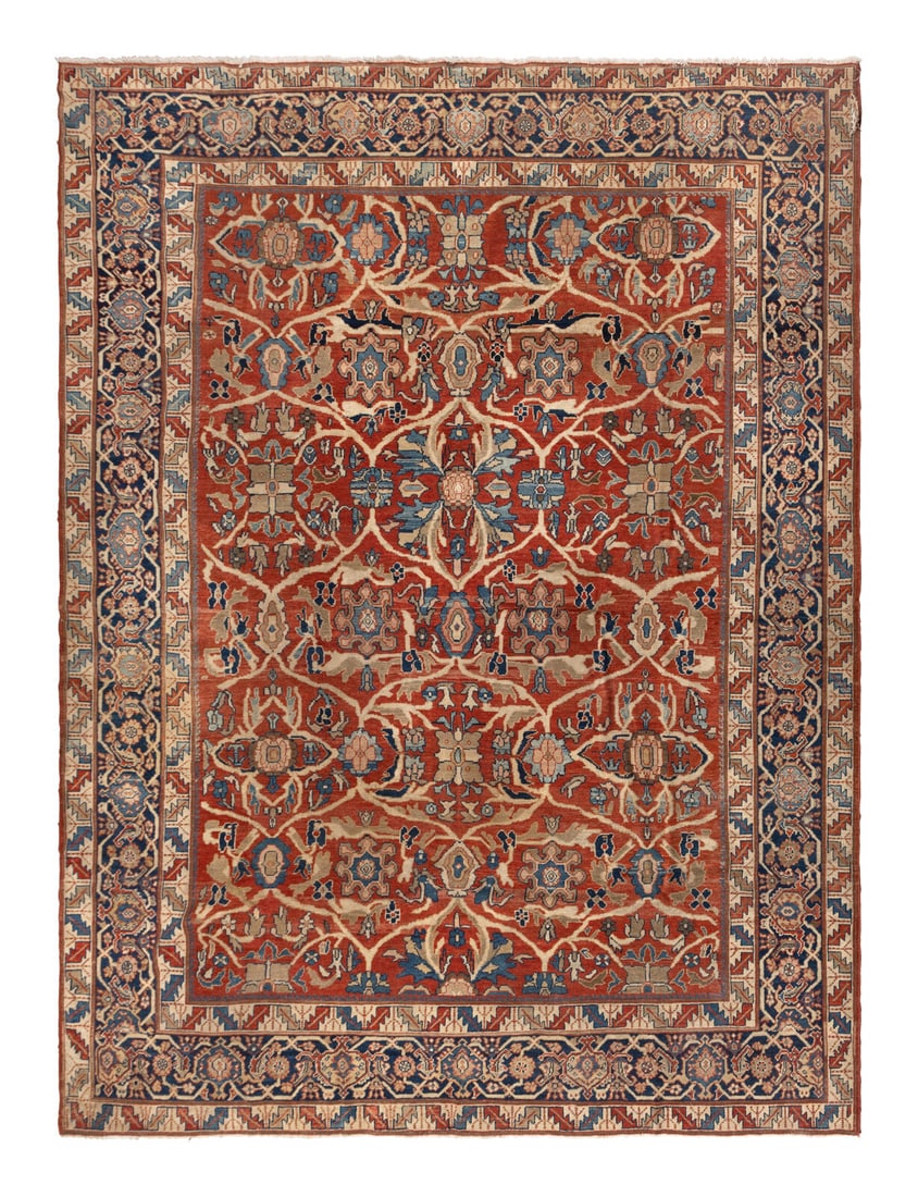 A Mahal Carpet: A Mahal Carpet West Persia, Circa 1900 11 feet 6 inches x 8 feet 9 inches. Property from a Private Family Trust This lot is located in Chicago.