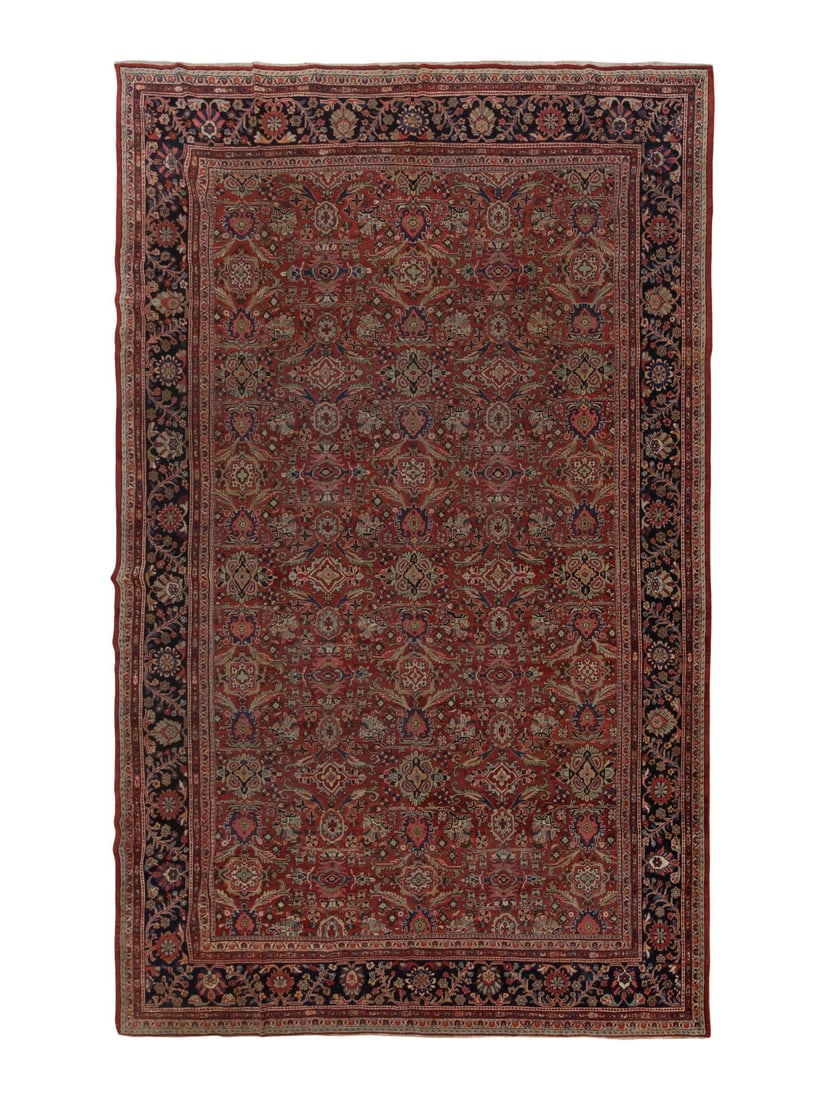A Mahal Carpet: A Mahal Carpet Central Persia, Circa 1900 18 feet 5 inches x 12 feet 2 inches. Property from a Private Family Trust This lot is located in Chicago.