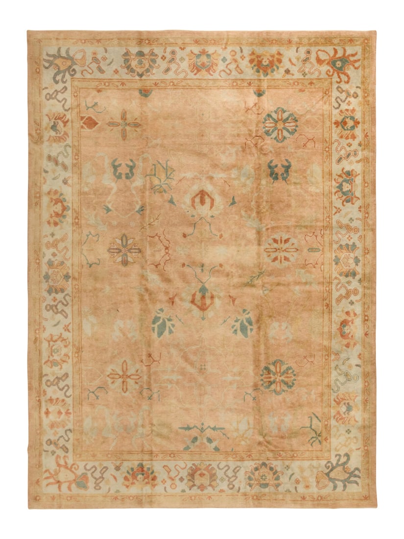 An Oushak Carpet: An Oushak Carpet West Anatolia, Late 19th Century 15 feet 6 inches x 11 feet 9 inches. Property from a Private Family Trust This lot is located in Chicago.