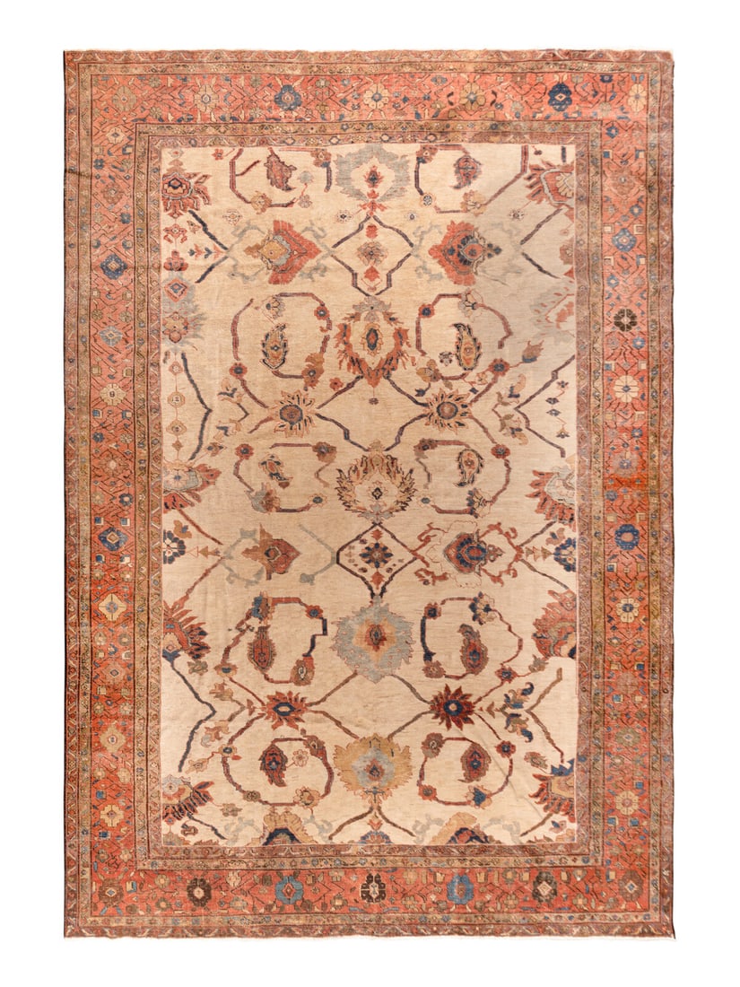 A Heriz Carpet: A Heriz Carpet Northwest Persia, Late 19th Century 15 feet x 10 feet 8 inches. Property from a Private Family Trust This lot is located in Chicago.