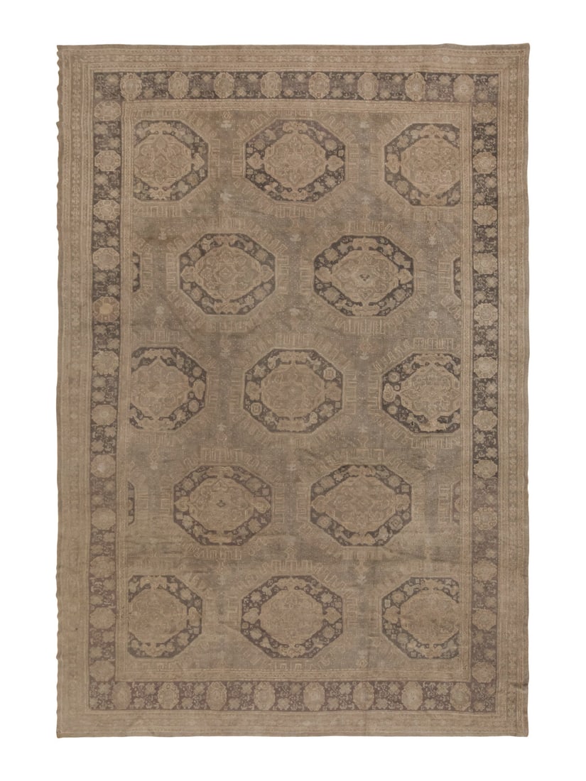 An Oushak Carpet: An Oushak Carpet West Anatolia, Late 19th Century 18 feet x 12 feet 5 inches. Property from a Private Family Trust This lot is located in Chicago.