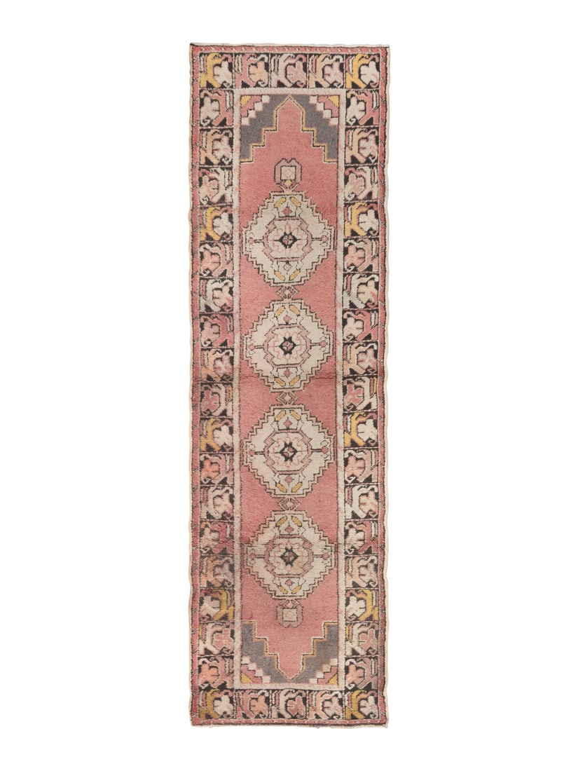An Anatolian Runner: An Anatolian Runner 20th Century 9 feet 8 inches x 3 feet 3 inches. Property from a Private Family Trust This lot is located in Chicago.