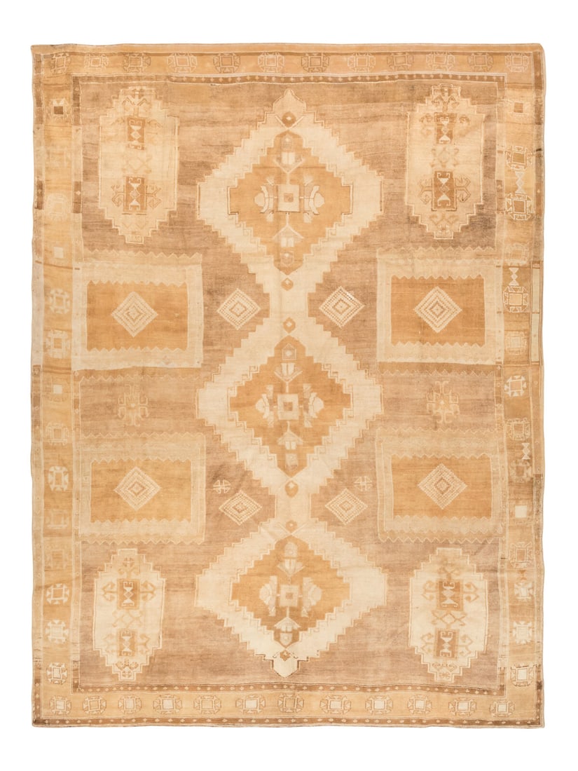 A Turkish Carpet: A Turkish Carpet 20th Century 12 feet 10 inches x 10 feet 10 inches. Property from a Private Family Trust This lot is located in Chicago.