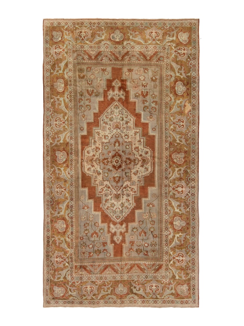 An Anatolian Carpet: An Anatolian Carpet Circa 1900 13 feet 11 inches x 7 feet 11 inches. Property from a Private Family Trust This lot is located in Chicago.
