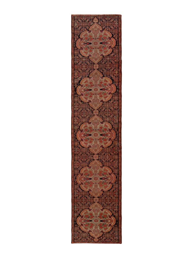 A Malayer Runner: A Malayer Runner West Persia, Circa 1900 15 feet 9 inches x 3 feet. Property from a Private Family Trust This lot is located in Chicago.