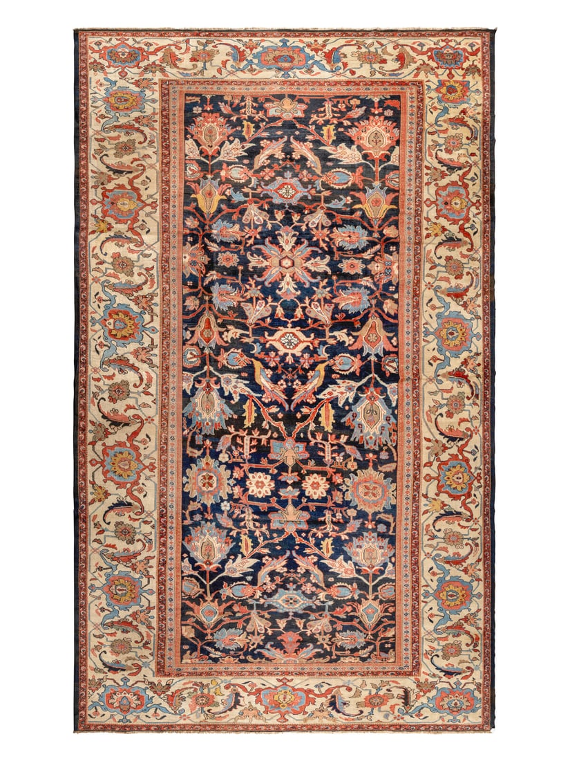 A Mahal Carpet: A Mahal Carpet Central Persia, Circa 1900 19 feet 8 inches x 12 feet 11 inches. Property from a Private Family Trust This lot is located in Chicago.