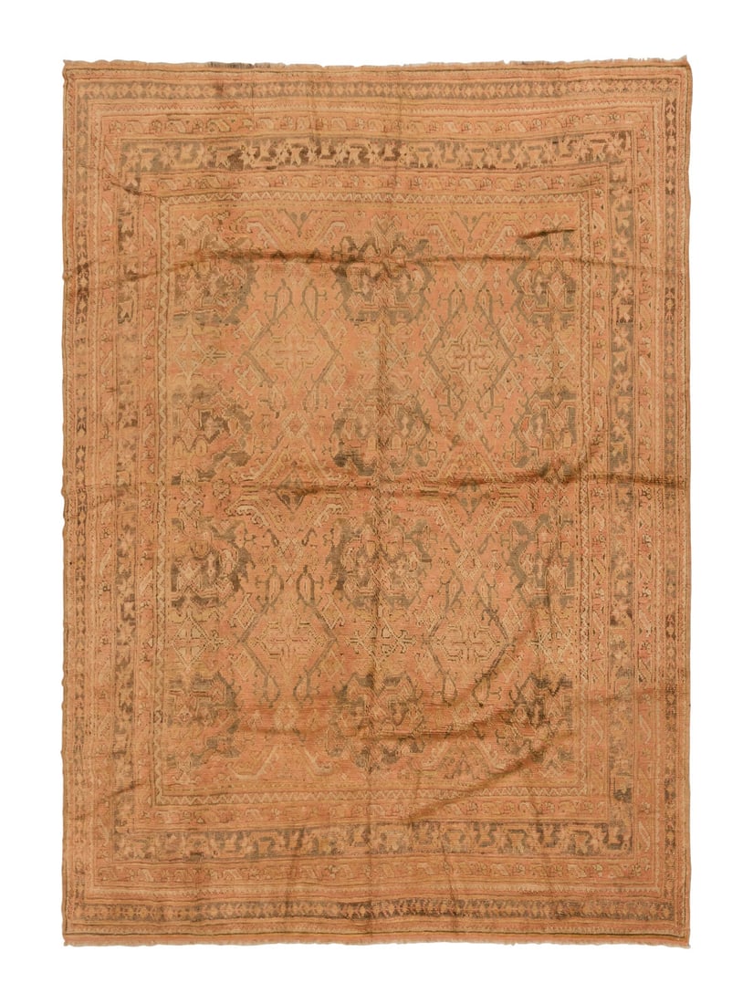 An Oushak Carpet: An Oushak Carpet West Anatolia, Late 19th Century 13 feet x 10 feet 7 inches. Property from a Private Family Trust This lot is located in Chicago.