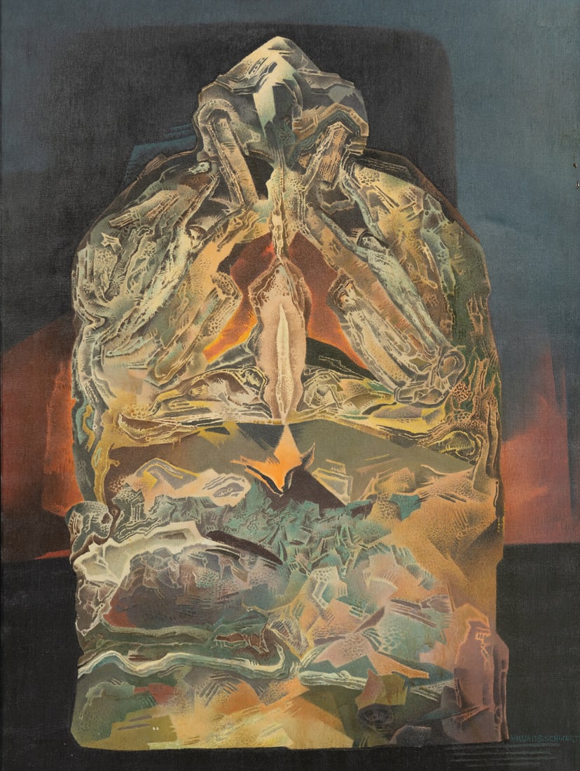 William Samuel Schwartz (American, 1896-1977) Inscape Eternal Quest, 1934 (1 of 3)