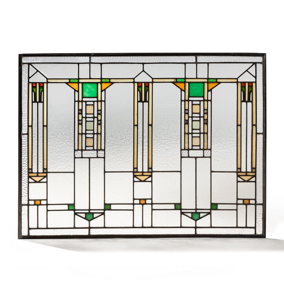 Prairie School Early 20th Century Stained glass window (1 of 2)