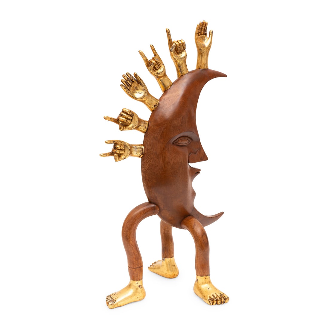 Pedro Friedeberg (Mexican/Italian, b. 1936) Luna Cara con Manos (Moon Face with Hands) (1 of 2)