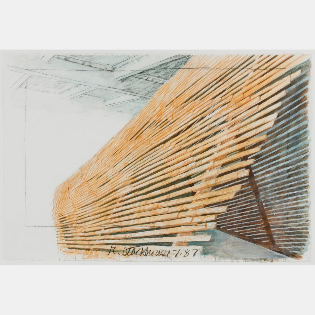 Robert Stackhouse (American, b. 1942) Installation at Dolan/Maxwell, 1987 (1 of 4)