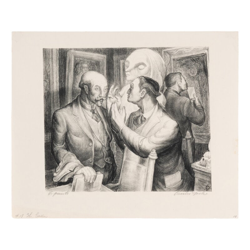 Charles Locke (American, 1899-1983) Eight Lithographs - 5