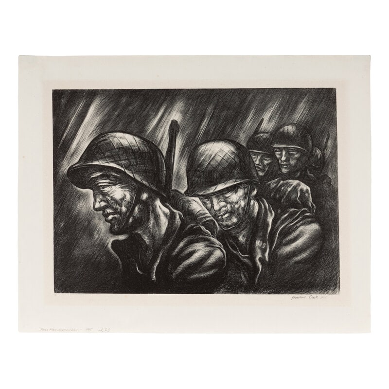 Howard Cook (American, 1901-1980) Weary Men, 1945 (1 of 1)