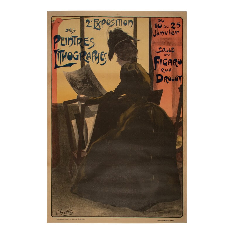 Fernand Gottlob (French, 1873-1935) 2e Exposition des Peintres Lithographes, 1898  (1 of 1)