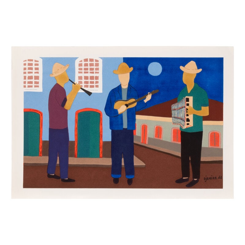 Djanira Pereira (Brazilian, 1914-1979) Djanira (complete portfolio of five screenprints, with text a - 2