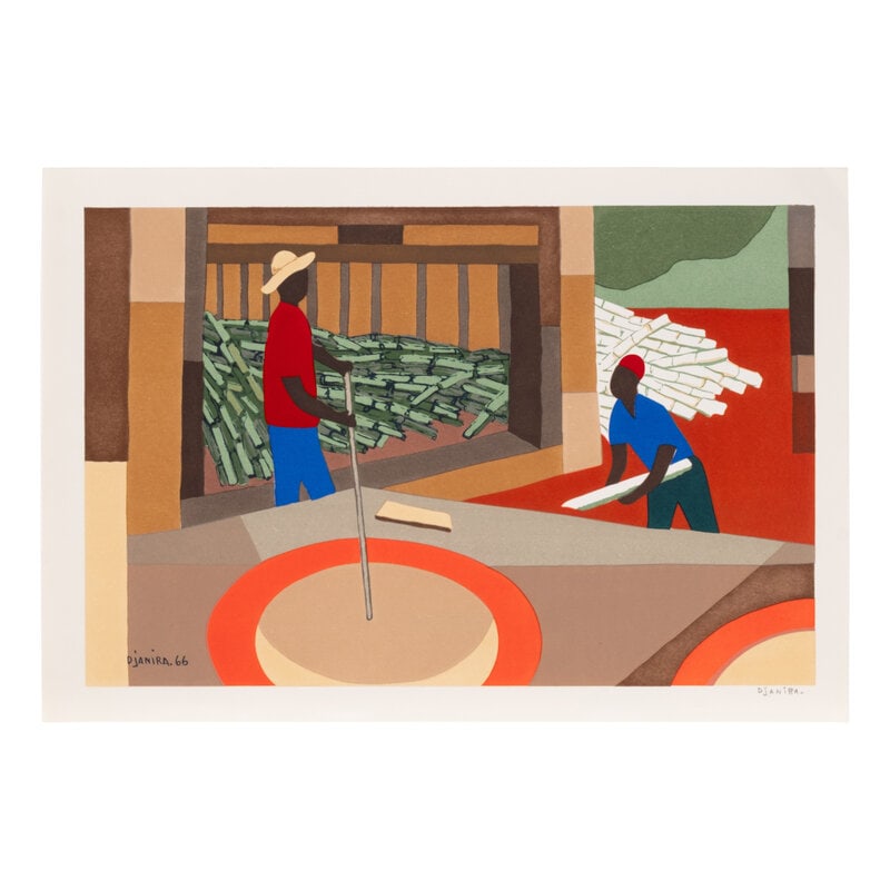 Djanira Pereira (Brazilian, 1914-1979) Djanira (complete portfolio of five screenprints, with text a - 3