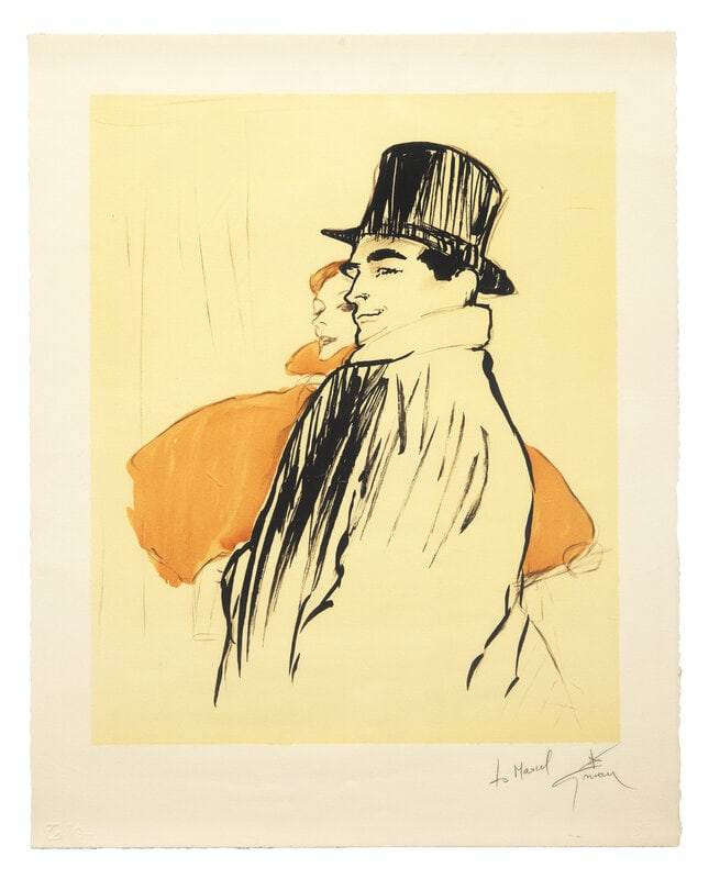 René Gruau (Italian, 1909-2004) The Couple, c. 1970 (1 of 2)