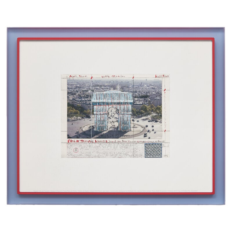 Christo (Bulgarian, 1935-2020) L’Arc de Triomphe, Wrapped (Project for Paris), 2019 (1 of 3)
