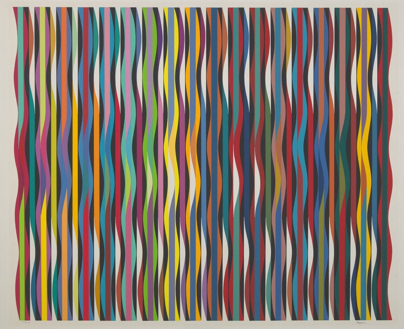 Yaacov Agam (Israeli, b. 1928) Waves (Galim) (1 of 2)