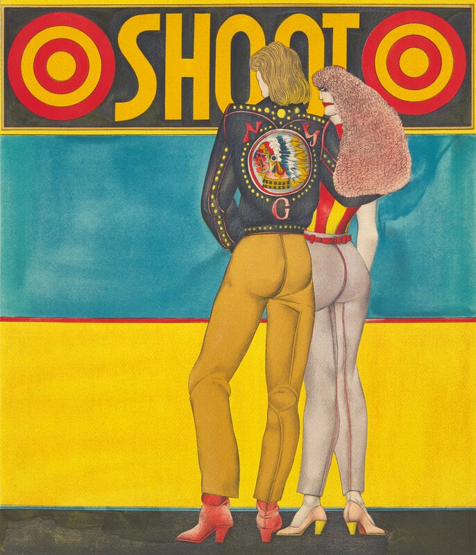 Richard Lindner (German/American, 1901-1978) Shoot, 1969 - 2